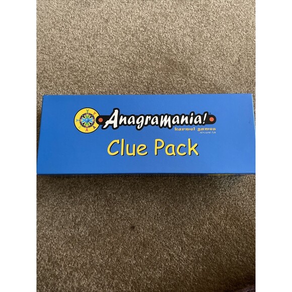 New 2004 Karmel Games Anagramania Board Game Junior Edition Clue Pack 1 - Picture 1 of 4